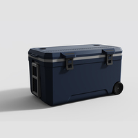 Glacière isotherme de grande capacité 120L, en PU, pour usage commercial en extérieur, pour la conservation des aliments, la pêche, le camping