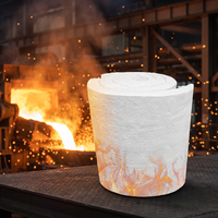 Laine de fibre céramique de qualité HP 1260C pour l'isolation des tuyaux des raffineries pétrochimiques, solution d'ingénierie, directement de l'usine