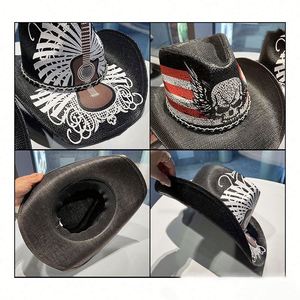 Sombrero Vaquero Clásico Ecológico con Ala Moldeable para Adultos, Unisex, para Viajes y Actividades al Aire Libre, para las Cuatro Estaciones - Product Image 5