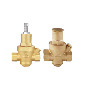 Vanne <span class=keywords><strong>de</strong></span> régulation <span class=keywords><strong>de</strong></span> <span class=keywords><strong>pression</strong></span> en laiton forgé, taille 1/4'', commande manuelle, pour <span class=keywords><strong>eau</strong></span>/huile/gaz, certifiée ISO9001, connexion femelle BSP - Product Image 1