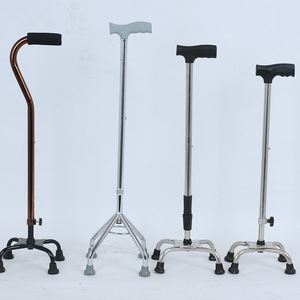 Bastón de Cuatro Patas Xu Haode, Ligero, de Acero Inoxidable, con Mango Antideslizante, para Ayuda a la Movilidad de Personas Mayores - Product Image 3