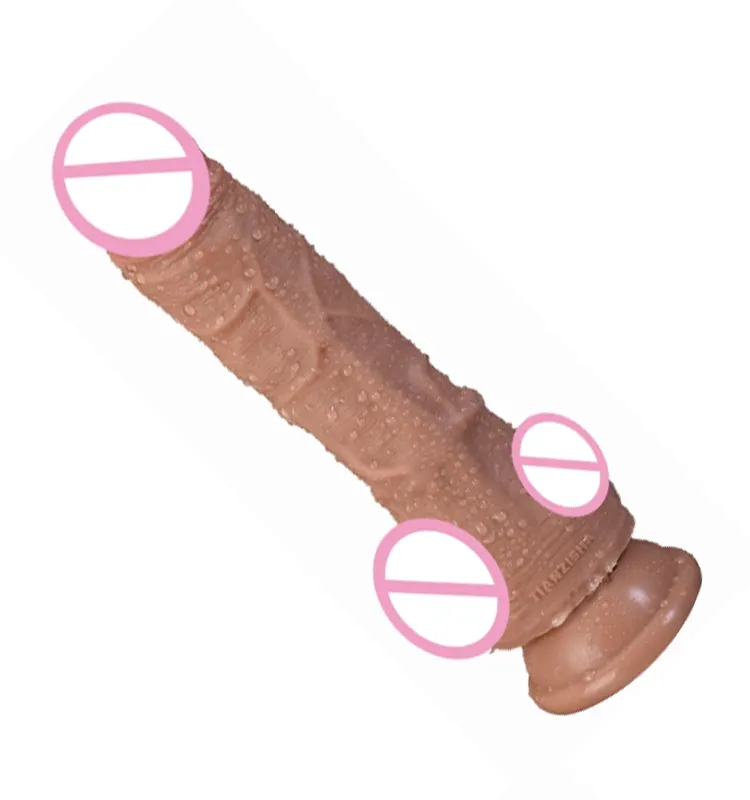 Odeco-juguetes sexuales para hombres, Juguetes sexuales sexys, grandes y realistas, consolador con funda de goma, pene, bomba de plástico, consoladores