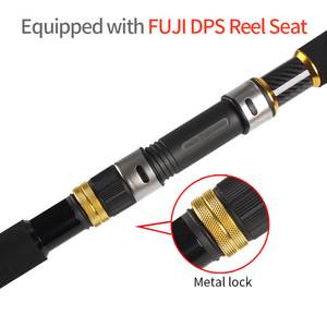 Canne à pêche Wildtrek Full <span class=keywords><strong>Fuji</strong></span> Parts Cross Carbon Sniper <span class=keywords><strong>XT</strong></span> Shore Jigging Rod Ocean Popping Rod 2.88m 96MH/H Pe 1-5 pour la pêche en mer - Product Image 2