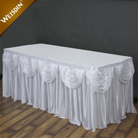 Nappe rectangulaire pour fête d'anniversaire, couverture de Table pour jupe de Table, fournitures de mariage Festival