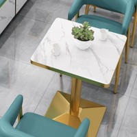 Ensemble de banquettes bleues pour restaurants et cafés, mobilier commercial pour restaurants, ensemble de sièges pour fast-food et cafés