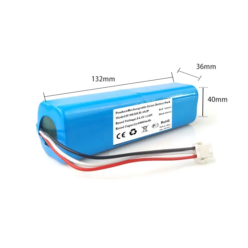 Oem Odm 4S 2P 14.4V 14.8V Lithium-Ionbatterij Inr 18650 M26-4S2P 4S 1P Aanpassen Batterij Lifepo4-batterij