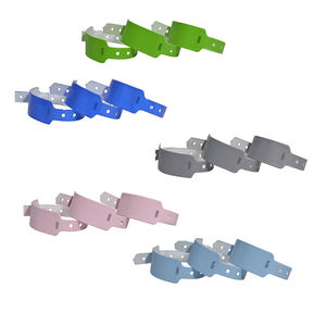 Bracelets de sécurité en vinyle pvc, large, personnalisé, bon marché, coloré, avec onglets à déchirer, pour événement - Product Image 2