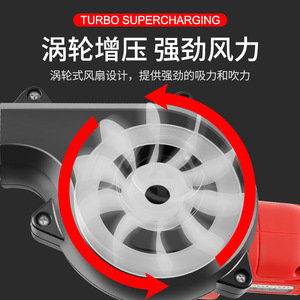 Jin Chengtai Angle Grinder Blower 220V Electric Corded Dust Remover <b>Computer</b> Cleaning Tool - Product Image 3