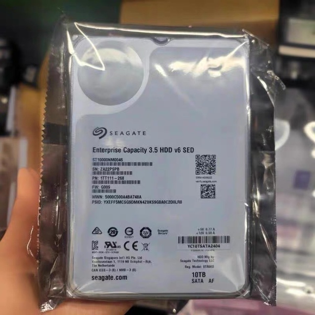 Original NEW Sea-gate ST10000NM0046 10TB Enterprise Hard Drive  7200rpm 10T SATA 3.5inch HDD