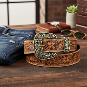 Cinturones de Hombre Personalizados de Cuero Genuino 100% Hechos a Mano, Clásicos y Modernos, Ecológicos, de Alta Calidad, Diseño de Moda para Regalo - Product Image 3