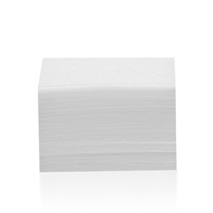 Lingettes démaquillantes pour ongles Hm, tissu non tissé, épaisseur 0,12 mm, blanches, taille personnalisée, jetables, pour ongles et nettoyage d'écrans - Product Image 1