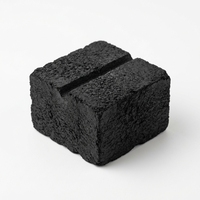 Charbon de bois carré noir de 50 mm à allumage rapide pour barbecue et aromathérapie