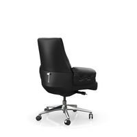 Chaise de bureau moderne haut de gamme pivotante et à bascule pour salle de réunion, avec accoudoirs confortables et réglage de la hauteur pour usage commercial