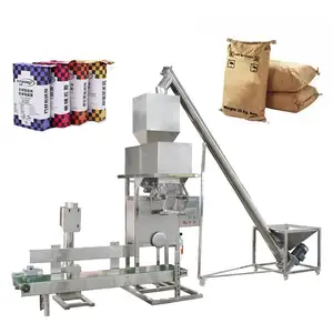 10kg 20kg Big Bags Semi Automatic Granule Weighing Filling Machine for Fertilizers Feed Peanuts