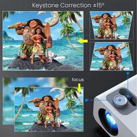 Proyector Portátil Mini 1080P con WiFi 5G y Espejo de 8500 Lúmenes para Teléfono Inteligente, Cine en Casa, Video, BT, Venta al por Mayor de Fábrica