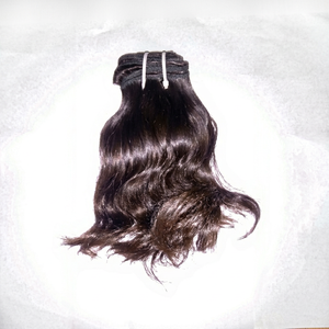 Cabello Humano Remy Indio 100% Natural Sin Procesar de Calidad Superior, Tejido a Máquina con Doble Trama, 100g, Sin Caída ni Enredos, Apto para Permanentes - Product Image 1