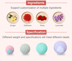 Factory Price OEM Gift <strong>Set</strong> Box 6 Pack Bathbombs Bubble Bath Fizzies Natural Colorful Foot Spa Organic Bath Bomb Ball - Product Image 5