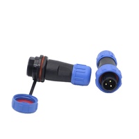 Connecteur d'aviation circulaire étanche IP68 à 2, 3, 4, 5, 6, 7, 9, 16 broches SP13 SP17 SP21 SP29 ZLCONNECTOR