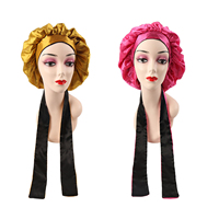 Bonnet long imprimé avec logo personnalisé, bonnet de nuit pour protéger les cheveux