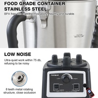 Blender professionnel NSF pour cuisine, électrique, en acier inoxydable, 4L, 3200W, robuste, commercial