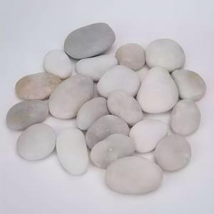 Ciottoli Naturali <span class=keywords><strong>Bianchi</strong></span> Grezzi di Alta Qualità al Miglior <span class=keywords><strong>Prezzo</strong></span>, Pietra Non Lucidata per Pavimentazione di Parchi e Strade, Pavimentazione Esterna - Product Image 4