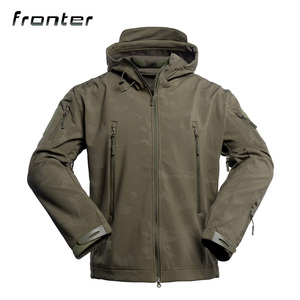 Chaquetas Softshell Verdes Impermeables para <span class=keywords><strong>Cazadores</strong></span> al Aire Libre, Venta al Por Mayor - Product Image 1