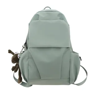 Qualitativ einfarbig Muster Kinder-Schultasche wasserdichter Rucksack für Mädchen Teenager-Schultaschen mit Buchbeutel-Feature