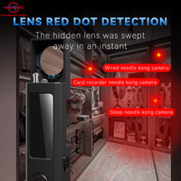 Détecteur intelligent K13 10 MHz-6 GHz pour signaux sans fil, caméras espions WiFi et caméras de diffusion en direct, avec alarme anti-effraction et lumière LED
