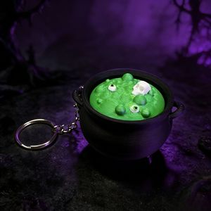 สินค้ามาใหม่ในสต็อก กระปุกแม่มดสุดสร้างสรรค์ กดคลายเครียด ของขวัญวันฮาโลวีน ของเล่นตกแต่ง พวงกุญแจ - Product Image 2