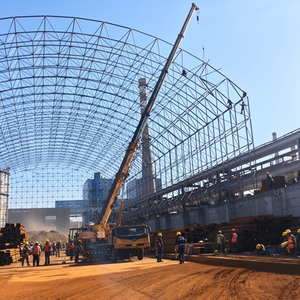 工业钢结构建筑 预制拱形建筑 预制仓库 轻型预制车间 - Product Image 4