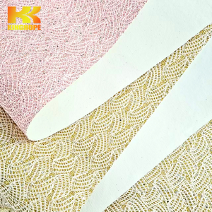 Cuir synthétique à motif de feuilles, pailleté, texture brillante, matière pour chaussures, sacs et accessoires de mode - Product Image 6