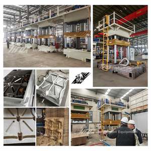 Máquina Automática de Alta Eficiencia para Fabricación de Palets Comprimidos, Bomba de Motor, Capacidad de 130-160 Piezas/Día, Presión de 800T, Aceite Térmico/Vapor - Product Image 6
