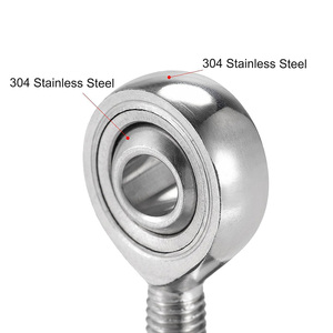 Thép không gỉ bên phải chủ đề nữ nam Rod End bóng Doanh mang Fish Rod hình cầu vòng bi đồng bằng - Product Image 4