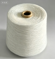 32S Big White Melange Polyester Yarn for Socks & Fashion Knitwear