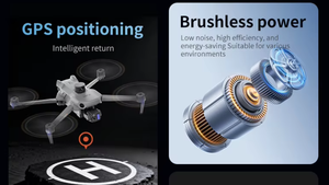 P7Max 2nd Generation Professional Drone with 3 Axis Gimbal Stable Camera 4k Obstacle Avoidance Trajectory Flight Follow <strong>Me</strong> Drone - Product Image 4