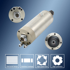 มอเตอร์แกนหมุนกัดความแม่นยำสูง 1.8KW ER11 60000RPM ระบายความร้อนด้วยน้ำมัน คุณภาพสูง 220V พร้อมชุดเกียร์และลูกปืนแกนหมุน CNC - Product Image 3