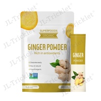 Julong OEM Thé au gingembre aromatisé naturel en poudre Boisson de santé Granulés de gingembre Thé pour l'estomac chaud Boisson solide emballée dans un sac