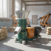 Mini machine de fabrication de granulés pour animaux, pour volailles, bétail, chats et autres animaux, pour la production d'aliments pour animaux.