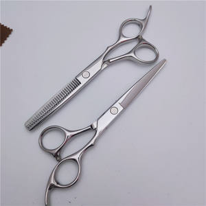 Ciseaux à cheveux professionnels en acier inoxydable, 6 pouces, ciseaux à effiler, ciseaux plats pour la coiffure, utilisation en salon - Product Image 1