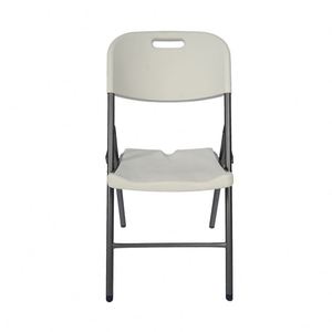 Modern <b>White</b> Steel Folding Dining <b>Chair</b> Portable and Foldable for Home Furniture or Outdoor Wedding Parties-Factory Supply - Product Image 1