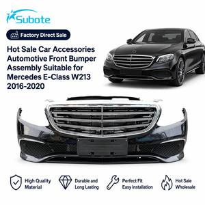 Conjunto de Parachoques Delantero de Alta Calidad con Rejilla para <span class=keywords><strong>Mercedes</strong></span> <span class=keywords><strong>E200</strong></span> E300 E350 W213 2017 2018 2019 Reemplazo Original Usado - Product Image 1