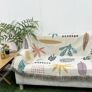 Couverture tissée Gobelin Bohème Flora et Fauna, style européen-américain, portable et pliable, vente en gros, haute qualité, personnalisable - Product Image 4
