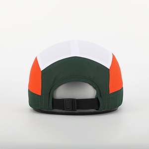 Casquette de camping personnalisée de haute qualité à 5 panneaux, concevez votre propre chapeau de course à pied en caoutchouc avec logo en nylon léger - Product Image 5