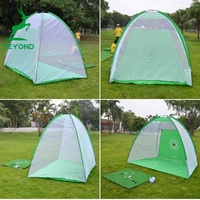 Portable intérieur ou extérieur arrière-cour Golf conduite frapper Net Swing aide à la formation Golf pratique Net