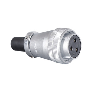 Connecteur industriel fileté en métal, série WS, fiche <span class=keywords><strong>femelle</strong></span> 2 3 4 5 7 8 9 10 12 16 17 20 24 26 core avec <span class=keywords><strong>manchon</strong></span> en PVC - Product Image 3