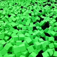 2022 Offre Spéciale personnalisé mousse souple pas cher blocs Trampoline parc gymnastique mousse Pit Cubes mousse piscine éponge Pit Cubes pour enfants
