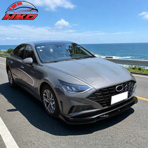 Convient pour Hyundai Sonata 2020-2023, lèvre de pare-chocs avant style CK, noir brillant - Product Image 3