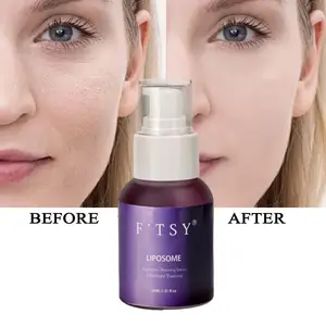 Factory Price Vegan Organic Hyaluronic Acid Brightening Whitening Purple Boosting Facial Serum Ampoules