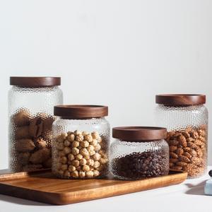 Bocal de stockage en verre en gros avec couvercle hermétique pour café, sucre et noix - Product Image 3