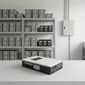 Sistema de Energía Solar <span class=keywords><strong>Híbrido</strong></span> de 230V con <span class=keywords><strong>Inversor</strong></span> Blanco Individual para Panel Solar Doméstico - Product Image 1